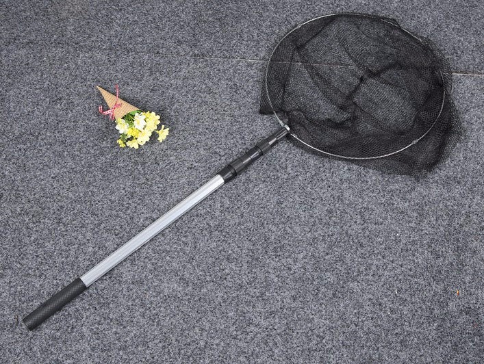 round frame Folding Fishing Landing Net Aluminum 3 Section Extending Pole Handle Fishing Tackle Equipment Accessory 1.5m
round frame Folding Fishing Landing Net Aluminum 3 Section Extending Pole Handle Fishing Tackle Equipment Accessory 1.5m