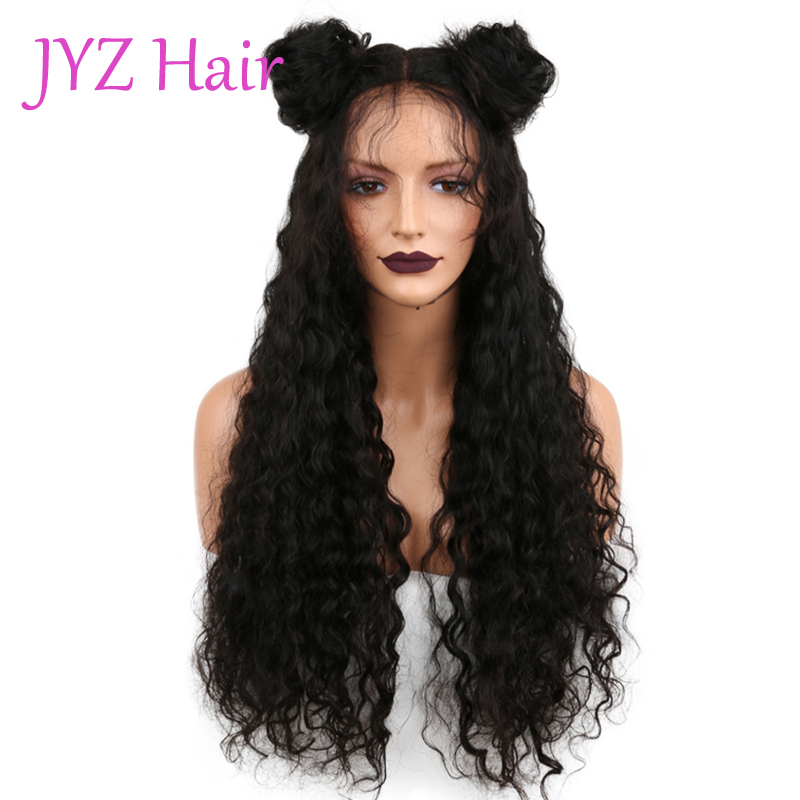 Full Lace Deep Wave Human Hair Wigs With Baby Hair Pre Plucked Hairline Brazilian Indian Malaysian Peruvian Remy Hair Lace Front Wigs