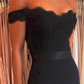 Designer Dark Navy Blue Maid of Honor Dresses Chiffon Lace Bridesmaid Dress Mermaid Wedding Guest Party Vestido Para Madrinha De C