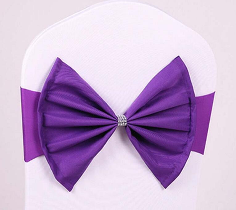 Chair Sash Cover Band Banquet Party Decoration shining wholesale spandex stretch the butterfly chair cover sashes fast delivery WT065