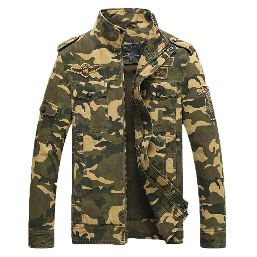 Wholesale- Camouflage Mens Jackets New Arrival 2017 Cotton For Autumn Winter Coat Stand Collar Casual Printing Mens Jacket 110wy, Army green
Wholesale- Camouflage Mens Jackets New Arrival 2017 Cotton For Autumn Winter Coat Stand Collar Casual Printing Mens Jacket 110wy, Army green