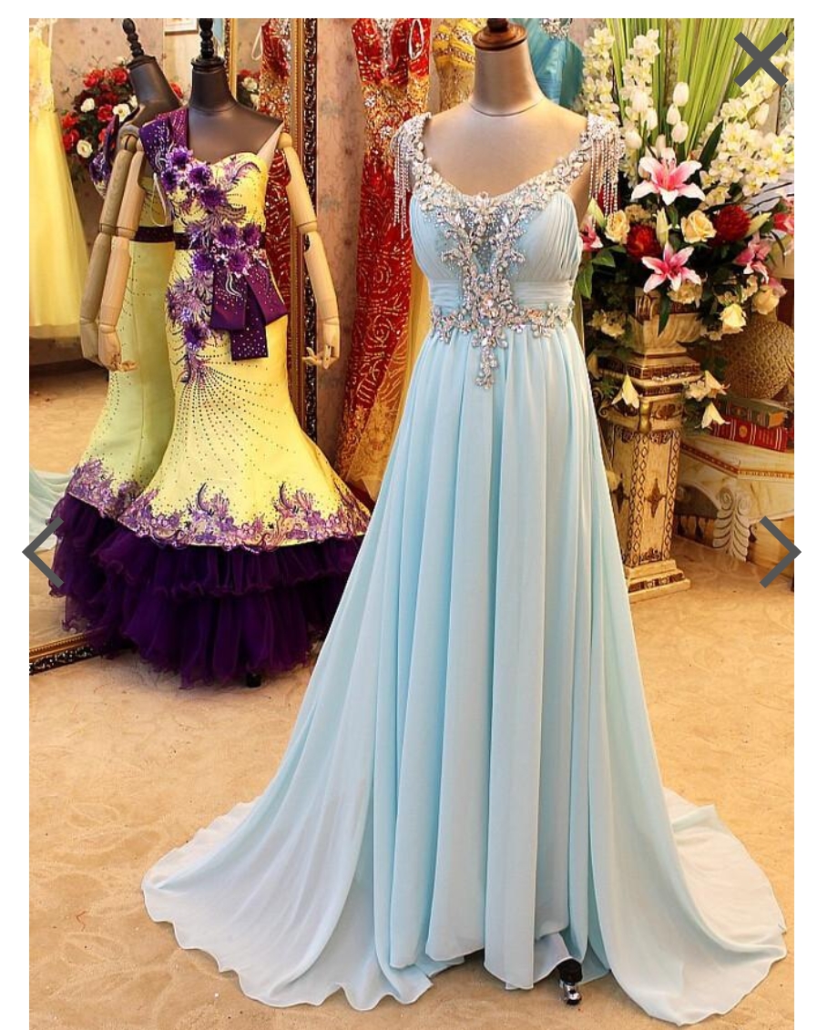 Light Sky Blue Prom Dresses Long Evening Dress Pleats Chiffon with Sparkling Crystal Beads Long Formal Gowns, Pink
Light Sky Blue Prom Dresses Long Evening Dress Pleats Chiffon with Sparkling Crystal Beads Long Formal Gowns, Pink