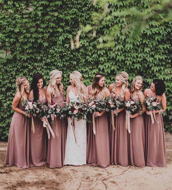 Dusty Rose Pink Bridesmaid Dresses Sweetheart Ruched Chiffon A-line Long Maid of Honor Dresses Wedding Party Gown Plus Size Beach
Dusty Rose Pink Bridesmaid Dresses Sweetheart Ruched Chiffon A-line Long Maid of Honor Dresses Wedding Party Gown Plus Size Beach
