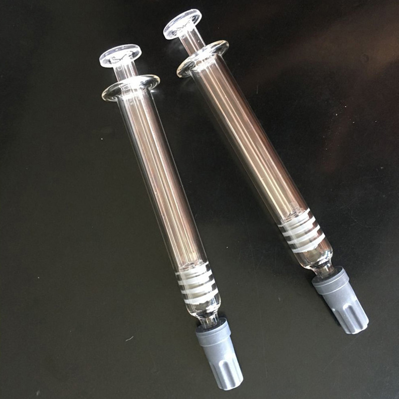 1ml Luer Lock Luer Head Glass Syringe with Measurement Mark Slim Injector for Thick Oil Vape Cartridges
1ml Luer Lock Luer Head Glass Syringe with Measurement Mark Slim Injector for Thick Oil Vape Cartridges