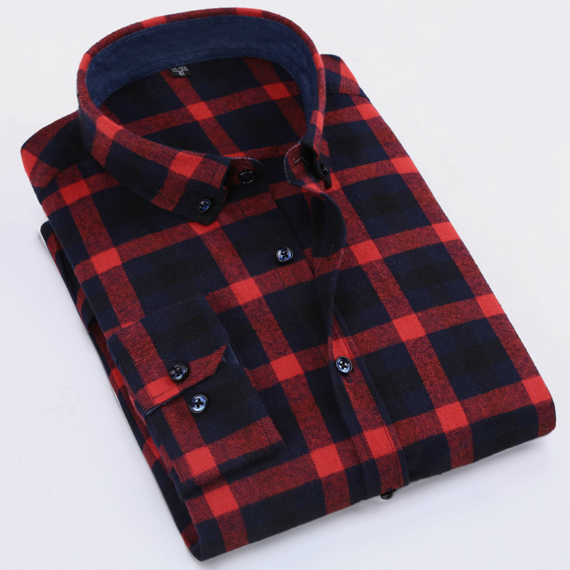 Wholesale- 2020 Spring Men' Casual Slim-fit Button-down Check Patterned Shirts Comfort Soft Cotton Long Sleeve Brushed Flannel Plaid Shirt, Gc 111
Wholesale- 2020 Spring Men' Casual Slim-fit Button-down Check Patterned Shirts Comfort Soft Cotton Long Sleeve Brushed Flannel Plaid Shirt, Gc 111
