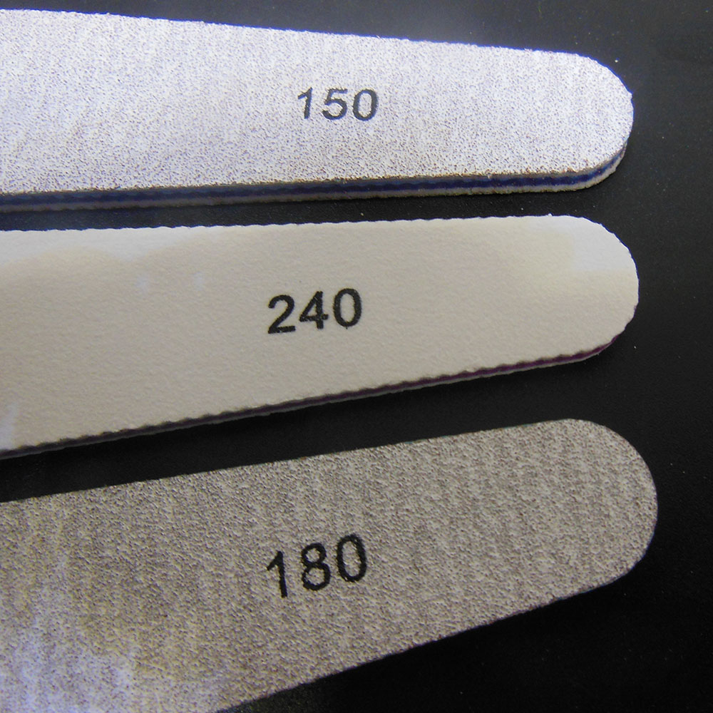 Wholesale- 3 pcs/lot high quality professional nail file 240/240 eva nail file emery board for salon use white nail file