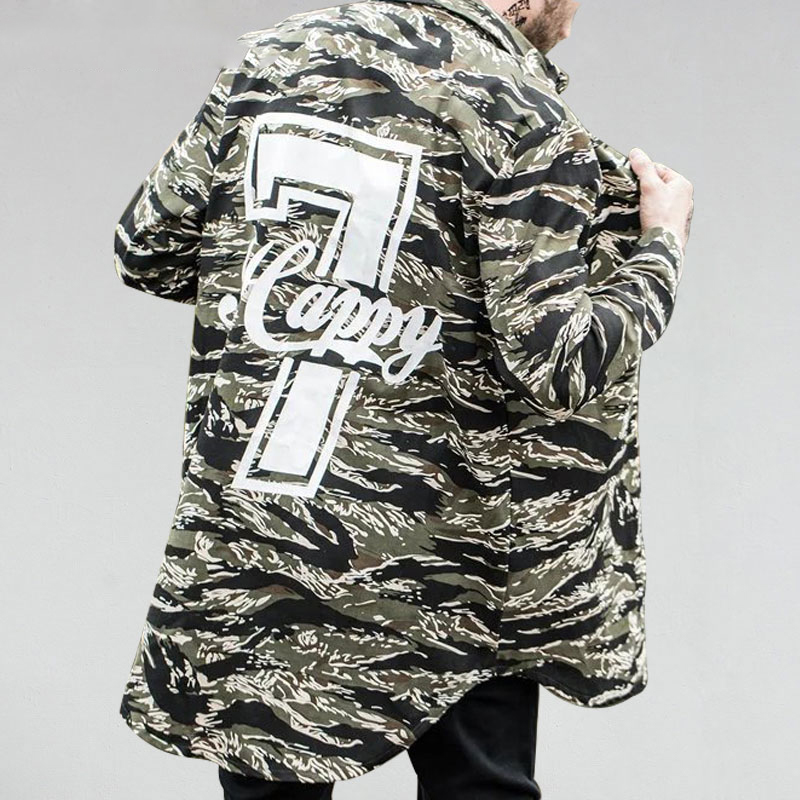 Number 7 Camouflage Shirts Mens Multicam Army Combat Long Sleeve Elongated Shirt Curved Hem Longline Camo Shirts Jacket, Green 
Number 7 Camouflage Shirts Mens Multicam Army Combat Long Sleeve Elongated Shirt Curved Hem Longline Camo Shirts Jacket, Green