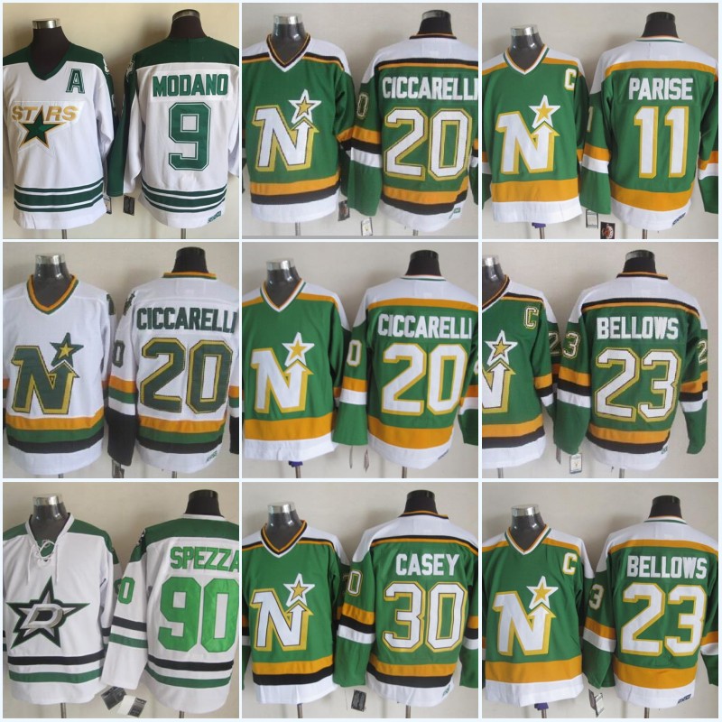 Dallas Stars 9 Mike Modano 7 Neal Broten 4 Craig Hartsburg 11 JP PARISE 20 Dino Ciccarelli 1 Gump Worsley Mens Womens Youth Hockey Jerseys, 1 green
Dallas Stars 9 Mike Modano 7 Neal Broten 4 Craig Hartsburg 11 JP PARISE 20 Dino Ciccarelli 1 Gump Worsley Mens Womens Youth Hockey Jerseys, 1 green
