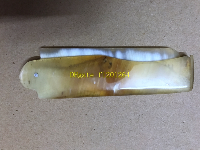 50pcs/lot Fast shipping Foldable Horn comb Portable Folding Comb Anti-Static Hairbrush Handmade Natural Ox Horn Combs