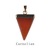 HOT Geometric Colorful Nature Stone Necklace Triangle Crystal Necklaces Pendant For Valentine's day Women And Men Wholesale