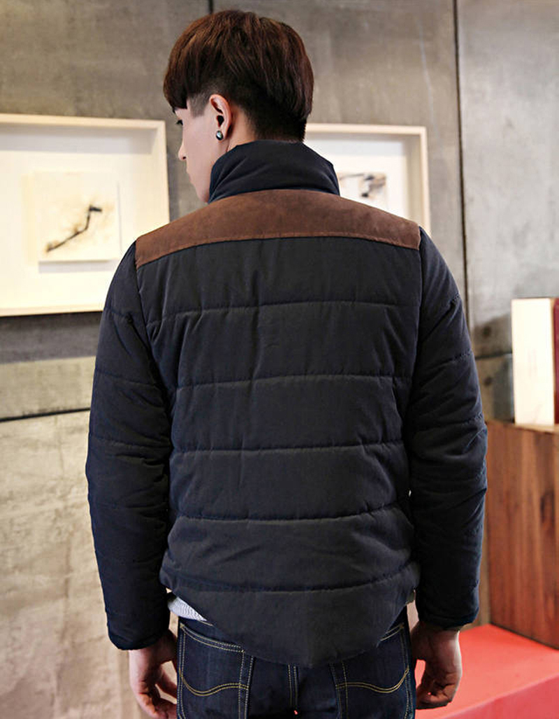 Wholesale- Warm Winter Jackets for Men Wadded Parkas Campera Hombre Invierno 2016 Autumn Slim Fit Men's Cotton-padded Jacket Coat