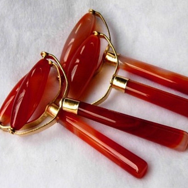 Hot sale Skin Care New Face Pratical Jade Facial Massage Roller Anti Wrinkle Healthy Face Body Head Neck Foot Nature Beauty Tool