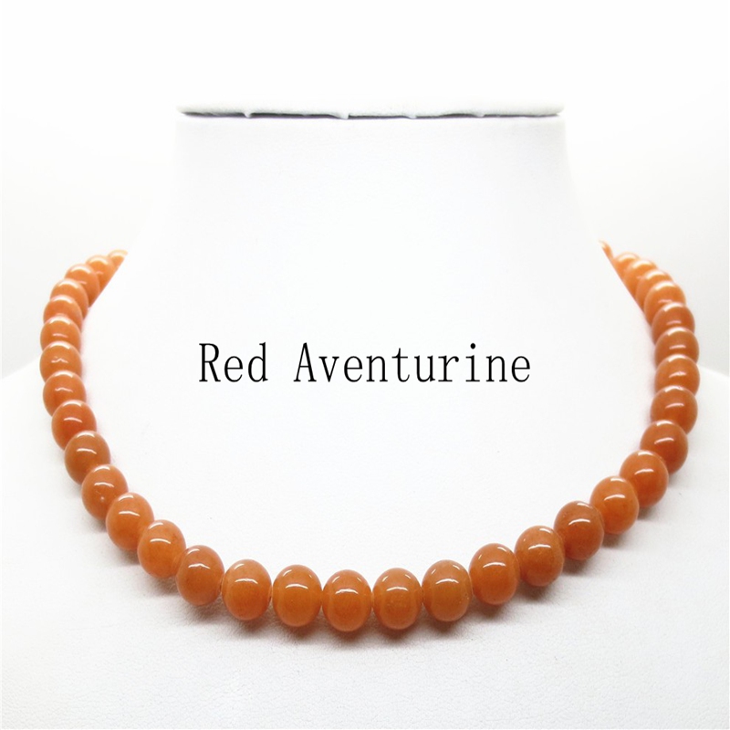 2018 Hot White 8MM Natural Turquoise Lava Amethyst Tiger Eye Beaded Choker Necklace For Women Men Jewelry Choker Body Chain