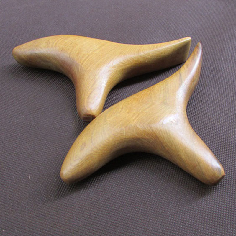 Triangle Vietnam Fragrant Wood Massage Trigeminal Scrap Lymphatic Drainage Shiatsu Body Massager Blood Circulation Acupuncture ZA1912