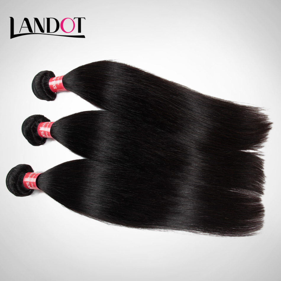 Peruvian Malaysian Indian Cambodian Brazilian Virgin Hair Straight 7A Unprocessed Brazilian Human Hair Weave Bundles Natural Black Extension