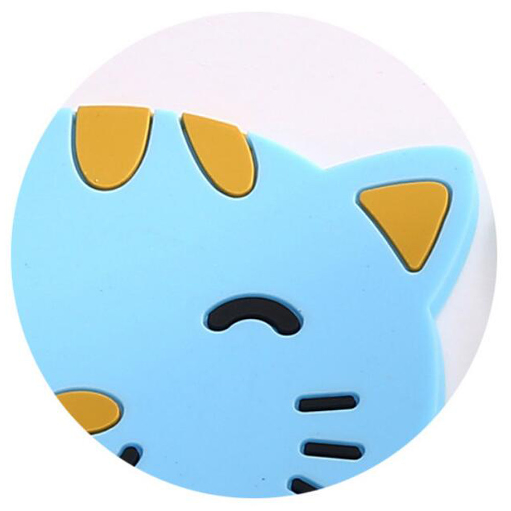 Wholesale- 1PC Animal Pattern Drinks Holder Mat Tableware Placemat Heat Resistant Pig/kitty/panda/ Frog Design Sale Mats & Pads