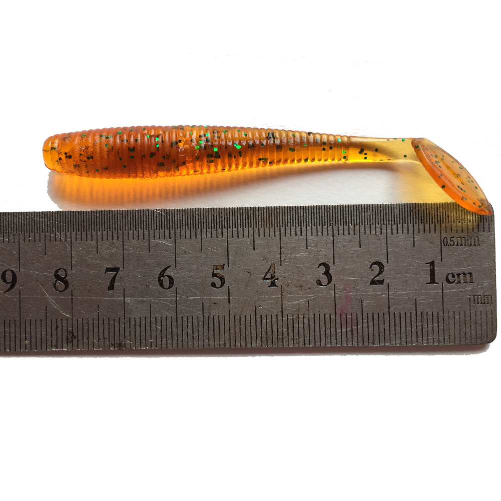 INFOF 100pcs Pesca Artificial Soft Bait 9cm UL Fishing Worm Swimbaits Soft Lure Carp Fishing Bait Fishing Lure Mixed Colors