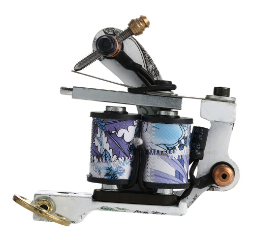 10 Wrap Coils Permanent Tattoo Machine Shader & Liner Carbon Steel Rotary Assorted Tatoo Motor Gun Instrument Tools