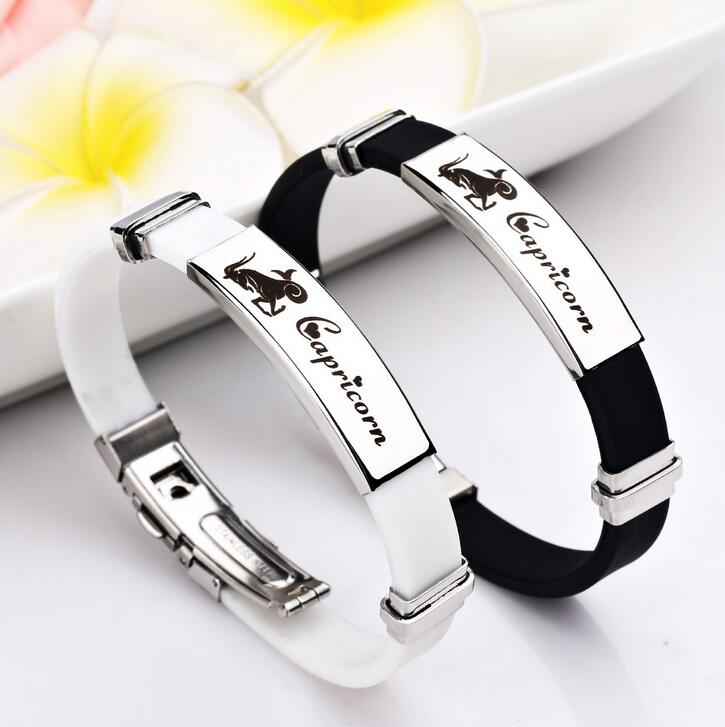 Good A++ Twelve Constellation Couples Bracelet Tide Bracelet Sweet Jewelery FB308 mix order 20 pieces a lot Charm Bracelets