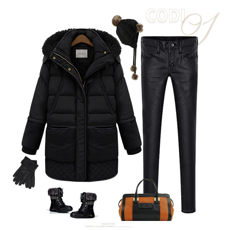 Winter Thick Cotton-Padded Coat Women Down Jacket Overcoat