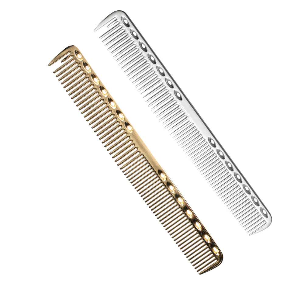 High Level Space Aluminum Metal Hairdressing Comb,Professional Barbers Hair Cutting Comb,Use For Cutting Long Hair And Short Hair
High Level Space Aluminum Metal Hairdressing Comb,Professional Barbers Hair Cutting Comb,Use For Cutting Long Hair And Short Hair