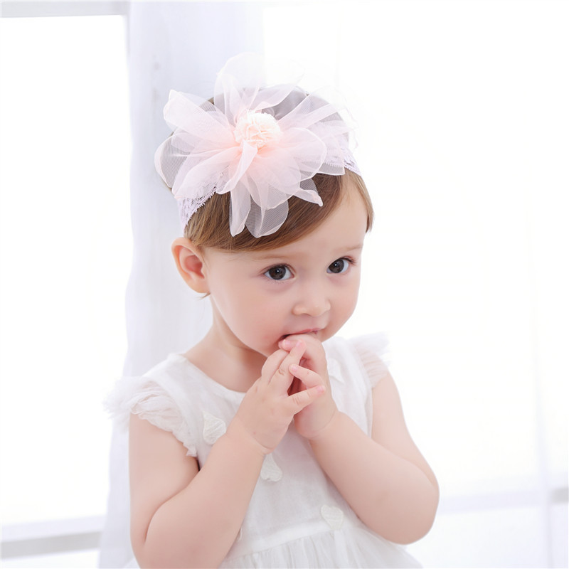 New Arrival Lovely Baby Girls Head Pieces With Tulle Flower Ball Hair Band Lace Headband Summer Hot Sale Kids' Accessories
New Arrival Lovely Baby Girls Head Pieces With Tulle Flower Ball Hair Band Lace Headband Summer Hot Sale Kids' Accessories