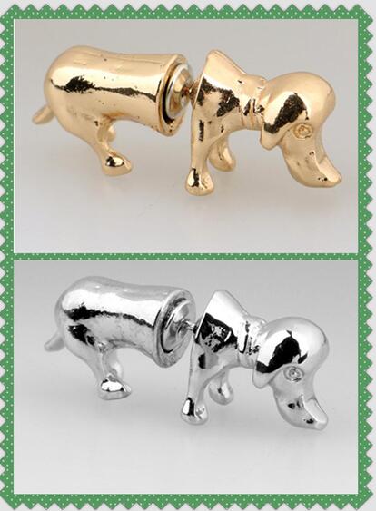 2017 hot Selling Harajuku wind personality 3D Animal Ear Studs Stereoscopic Cute Dog Earrings Unisex Golden silvery
2017 hot Selling Harajuku wind personality 3D Animal Ear Studs Stereoscopic Cute Dog Earrings Unisex Golden silvery