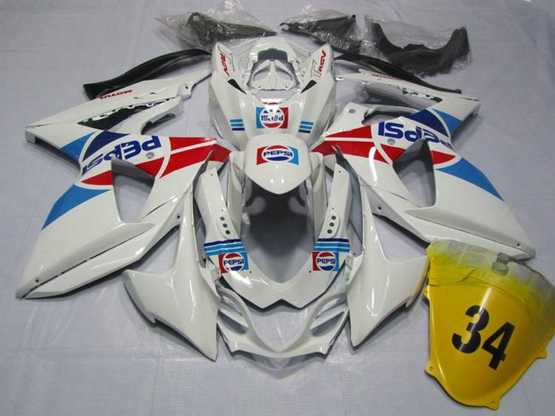 Injection bodywork fairings for Suzuki GSXR1000 09 10 11 12 13 14 15 white fairing kit GSXR1000 2009-2015 OT45, Same as picture
Injection bodywork fairings for Suzuki GSXR1000 09 10 11 12 13 14 15 white fairing kit GSXR1000 2009-2015 OT45, Same as picture