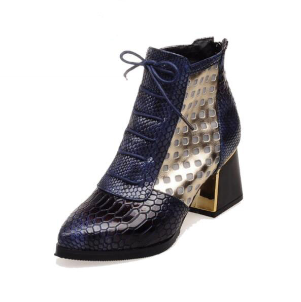 Fashion Pointed toe Snake Print Cross tie Ankle Boot Hoof High Heels Short Boots Autumn Boots Shoes Winter Woman Shoe, Blue
Fashion Pointed toe Snake Print Cross tie Ankle Boot Hoof High Heels Short Boots Autumn Boots Shoes Winter Woman Shoe, Blue