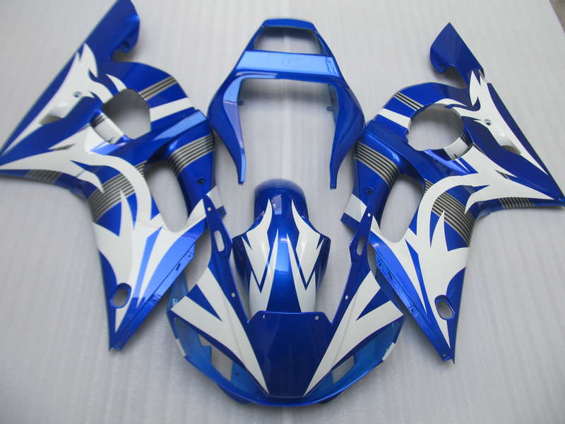 Fairing kit for Yamaha YZF R6 98 99 00 01 02 blue white bodywork fairings set YZFR6 1998-2002 OT04, Same as picture
Fairing kit for Yamaha YZF R6 98 99 00 01 02 blue white bodywork fairings set YZFR6 1998-2002 OT04, Same as picture