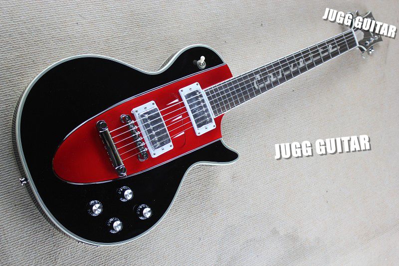 Custom Shop Slash 1960 Corvette Chevrolet LP Black & Red Electric Guitar Cross Flags Headstock Chromoe Hardware 
Custom Shop Slash 1960 Corvette Chevrolet LP Black & Red Electric Guitar Cross Flags Headstock Chromoe Hardware