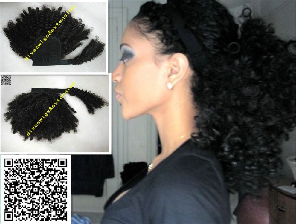 ECHO Fashion cheap afro puff kinky curly virgin mongolian hair Clip in #1 black wrap around drawstring ponytail hairpiece
ECHO Fashion cheap afro puff kinky curly virgin mongolian hair Clip in #1 black wrap around drawstring ponytail hairpiece