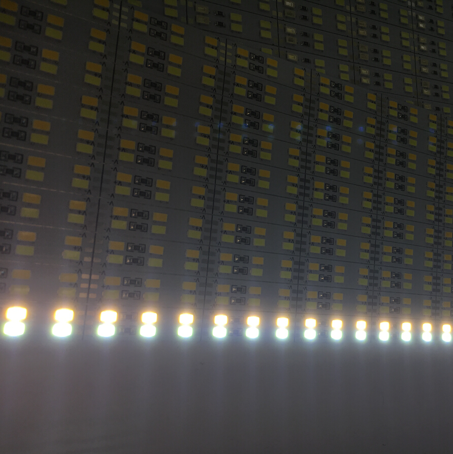 Double Row 1m DC 12V 144pcs * SMD 5630 5730 LED Bar Rigid LED Strip 100cm Cabinet Light White 50m/lot