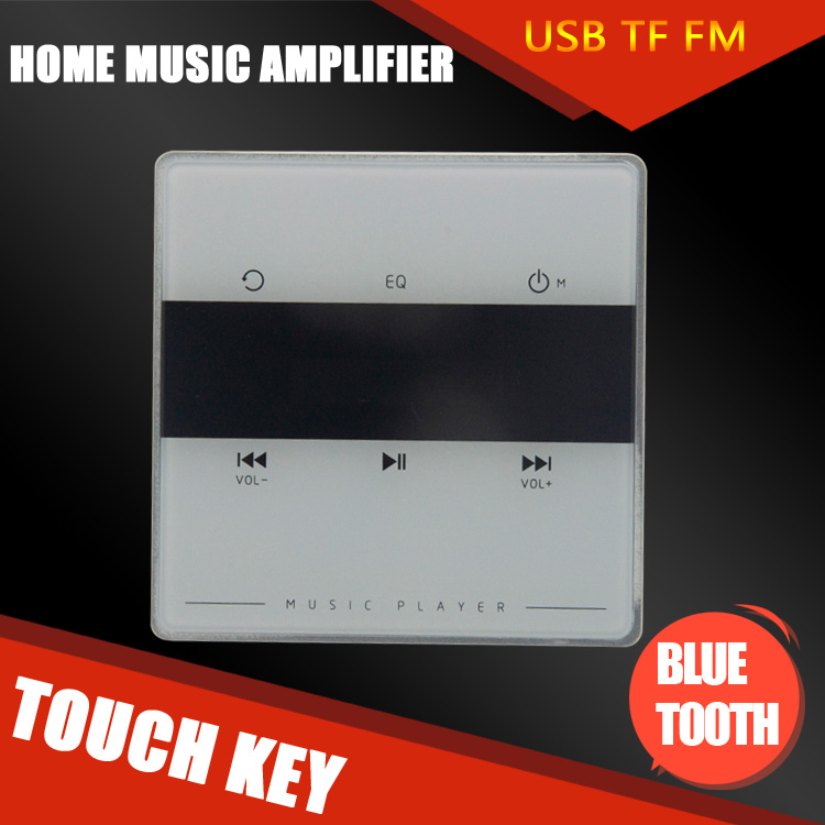 Freeshipping Home o system,music system,Ceiling Speaker system,Bluetooth digital stereo amplifier, in wall amplifier with touch key