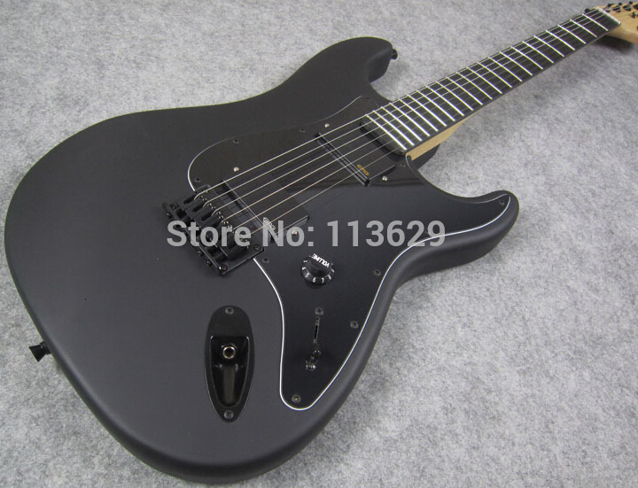 Custom Shop Jim Root Signature ST Matte Black Electric Guitar Ebony Fingerboard No Inlay OEM Customizable China Copy Guitar
Custom Shop Jim Root Signature ST Matte Black Electric Guitar Ebony Fingerboard No Inlay OEM Customizable China Copy Guitar