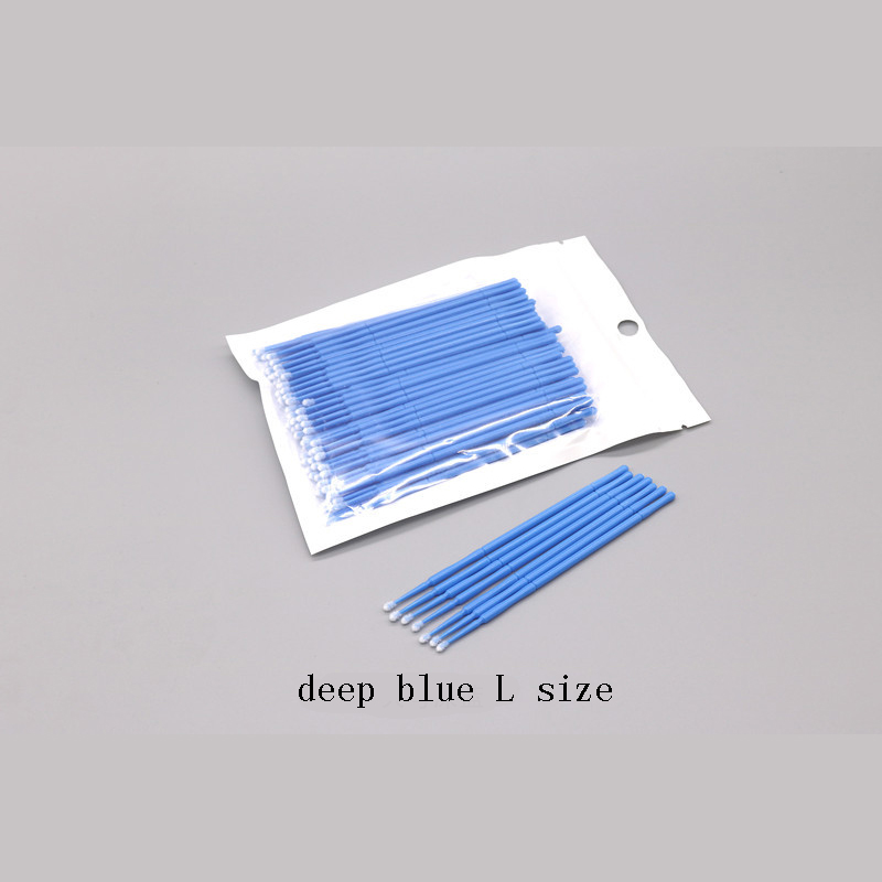 500PCS Disposable MicroBrush Eyelash Extension Tools 3 Size S M L Individual Lash Removing Tools And Dental coated sticks