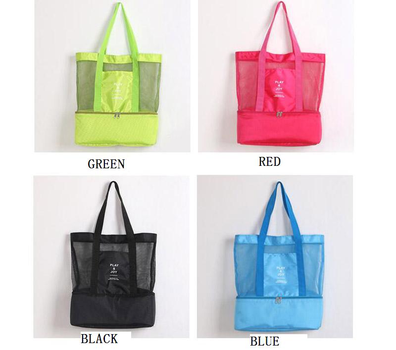 2pcs 2017 New Fashion Beach Cooler Lunch Bags Outdoor kichenware storage mesh tote bag, Black
2pcs 2017 New Fashion Beach Cooler Lunch Bags Outdoor kichenware storage mesh tote bag, Black