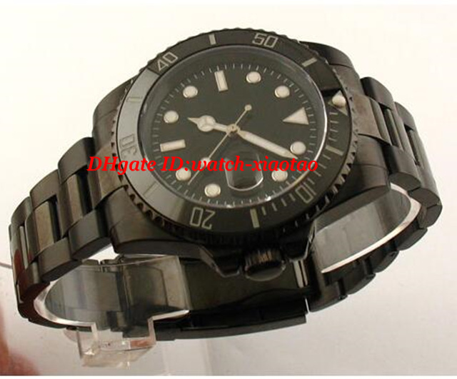 Luxury Watches Wristwatch Fashion Watch 40mm PVD Case Ceramic Bezel Black Dial Automatic Men Watch
