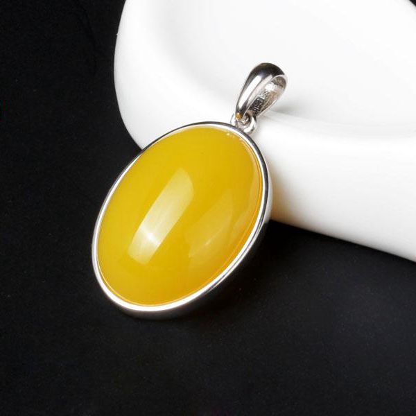 925 Sterling Silver 16x22mm Oval Cabochon Semi Mount Pendant Setting Jewelry