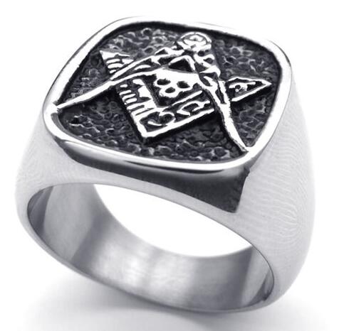 New Casting 316L Stainless Steel Freemasonry Freemasons Symbol Square Head Ring SZ#8-15 ,Free and Accepted Masons, Golden;silver
New Casting 316L Stainless Steel Freemasonry Freemasons Symbol Square Head Ring SZ#8-15 ,Free and Accepted Masons, Golden;silver