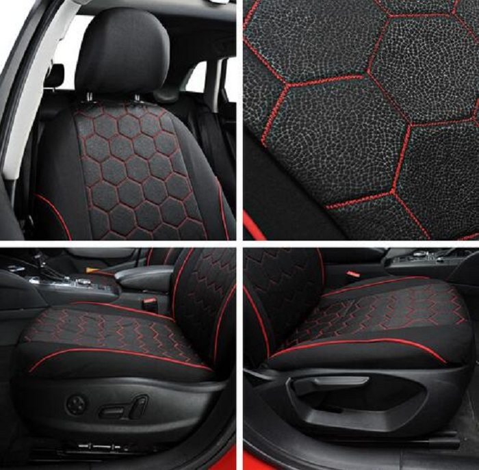 2025 new 9pcsset Car Seat Cover sets Universal Fit detachable headrests only 5 SUV sedans frontback seat elastic breathable fashion9492923 F
