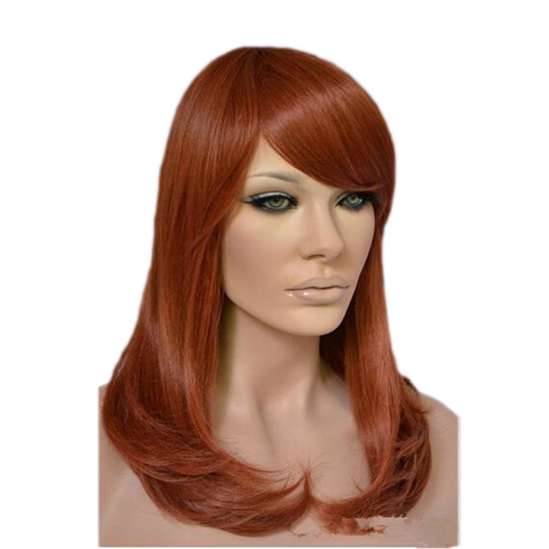 WoodFestival medium length wig auburn heat resistant synthetic wigs for women short curly hair with oblique bangs fiber
WoodFestival medium length wig auburn heat resistant synthetic wigs for women short curly hair with oblique bangs fiber