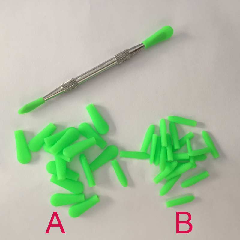 wax dabber tools Silicone Tips stainless steel dab tool Rubber Sleeve Protective Cover titanium nail Skin for dry herb vaperizer
wax dabber tools Silicone Tips stainless steel dab tool Rubber Sleeve Protective Cover titanium nail Skin for dry herb vaperizer