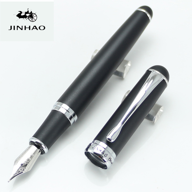 High Quality luxury JINHAO 750 Noble Black 18KGP B Nib Fountain Pen Stationery School&Office Writing Pens Gift Free shipping
High Quality luxury JINHAO 750 Noble Black 18KGP B Nib Fountain Pen Stationery School&Office Writing Pens Gift Free shipping