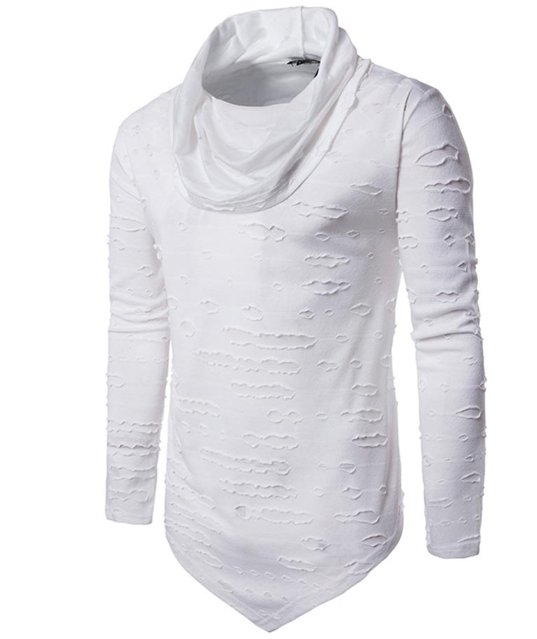 Heaps Collar Hole Tshirt Long Men Design Irregularity Hem Long Sleeve Men Tee Shirts Free Shipping Hip Pop Sport Tshirt Fashion 2018, White
Heaps Collar Hole Tshirt Long Men Design Irregularity Hem Long Sleeve Men Tee Shirts Free Shipping Hip Pop Sport Tshirt Fashion 2018, White
