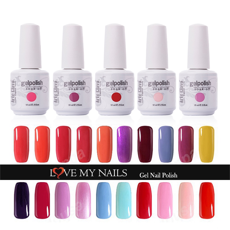 Nail Gel Arte Clavo UV LED Gel Nail Polish Base Top Coat 15ml Manicure 220 Colors, Random colors
Nail Gel Arte Clavo UV LED Gel Nail Polish Base Top Coat 15ml Manicure 220 Colors, Random colors
