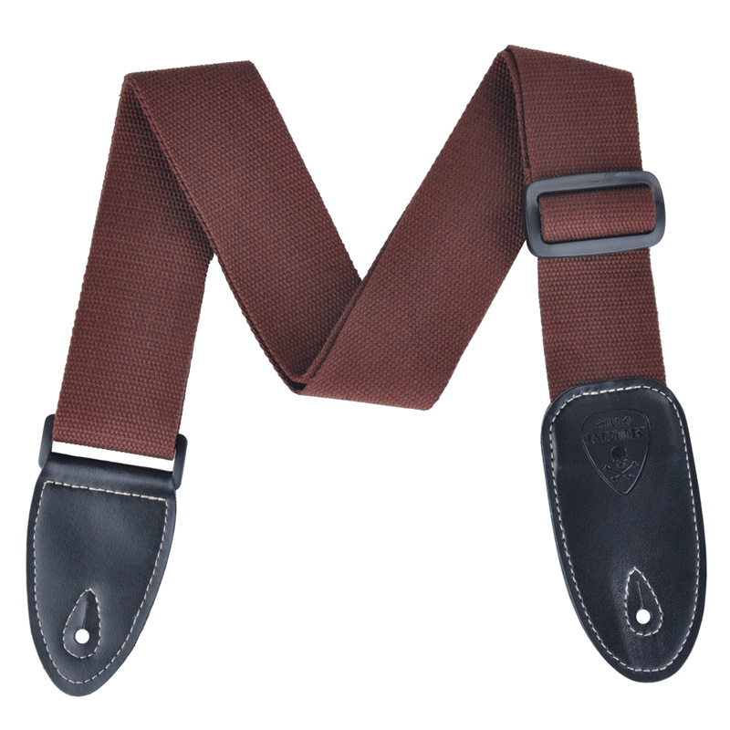 Guitar Strap Brown Retro Polyester Woven for Acoustic Electric Bass Guitars with Genuine Leather Ends
Guitar Strap Brown Retro Polyester Woven for Acoustic Electric Bass Guitars with Genuine Leather Ends
