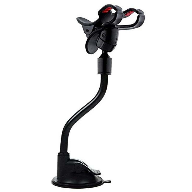 Windscreen-Mounted Multi-device SmartPhone Stand: Easy Installation & Sturdy Design