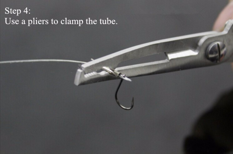 100pcsbag stainless steel fishing line Aluminum Crimp sleeve copper tube 10mm28mm sea fishing accessories line tube