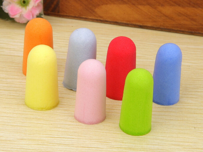 600Pairs/lot Fast Shipping Hot sale Soft Sponge Ear Plugs Tapered Travel Sleep Noise Prevention Earplugs